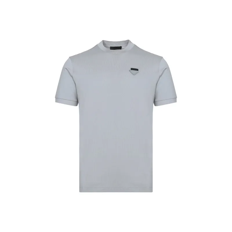 PRADA T-Shirts Men Light Gray-0