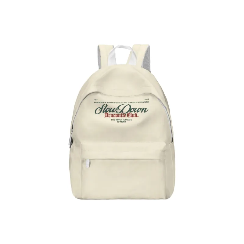 DRACONITE Polyester Backpack Laptop Bags Regular Unisex White-14