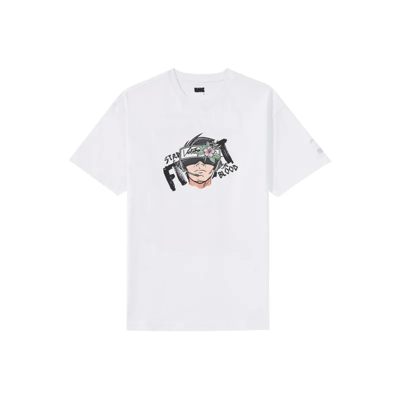 Lining X LNG X Li Ning T Shirts Unisex Standard White-0