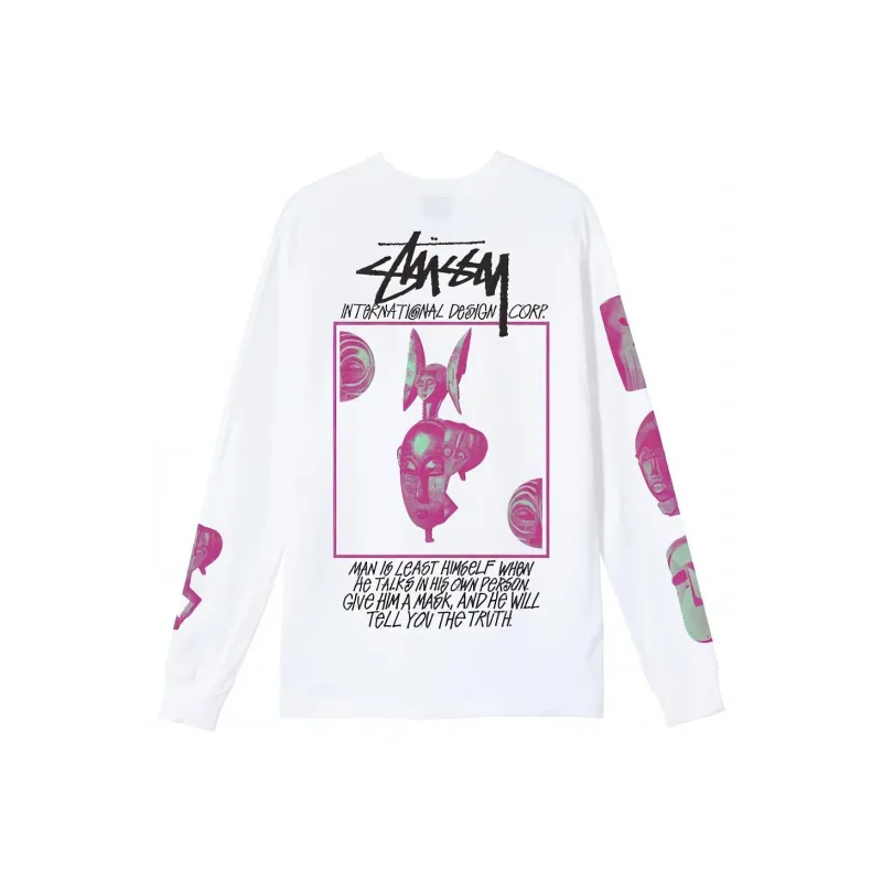Stussy Masked Long Sleeve Tee-0