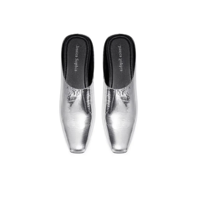 JESSICA SOPHIA Rubber Sole Abrasion Resistant Slip Resistant Wrap toe Slippers Women's-2