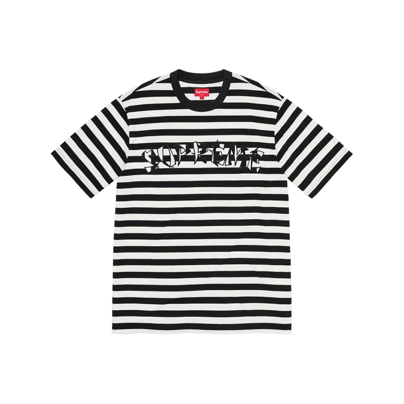 Supreme Stripe Applique S/S Top-2