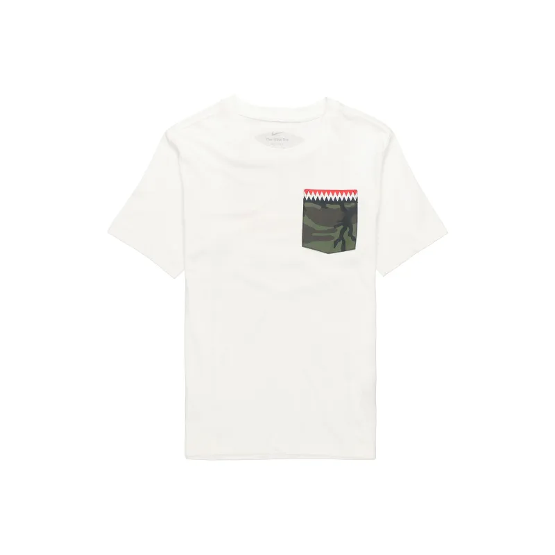 Nike Set in Sleeve T Shirt Men's Men's White White-0