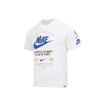 Nike Drop Shoulder Sleeve T Shirt Men's White