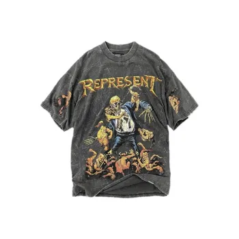 REPRESENT T Shirts Unisex Vintage Gray