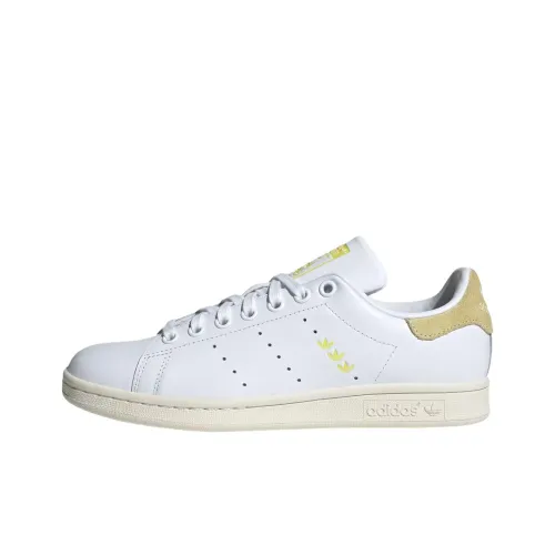 Adidas Originals Stan Smith White Powder Yellow Women's