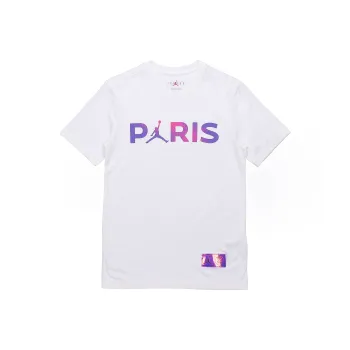 JORDAN X Psg Paris Saint Germain Wordmark Tee