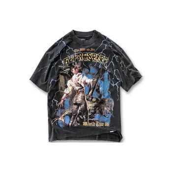 REPRESENT T-Shirts Men Vintage Gray