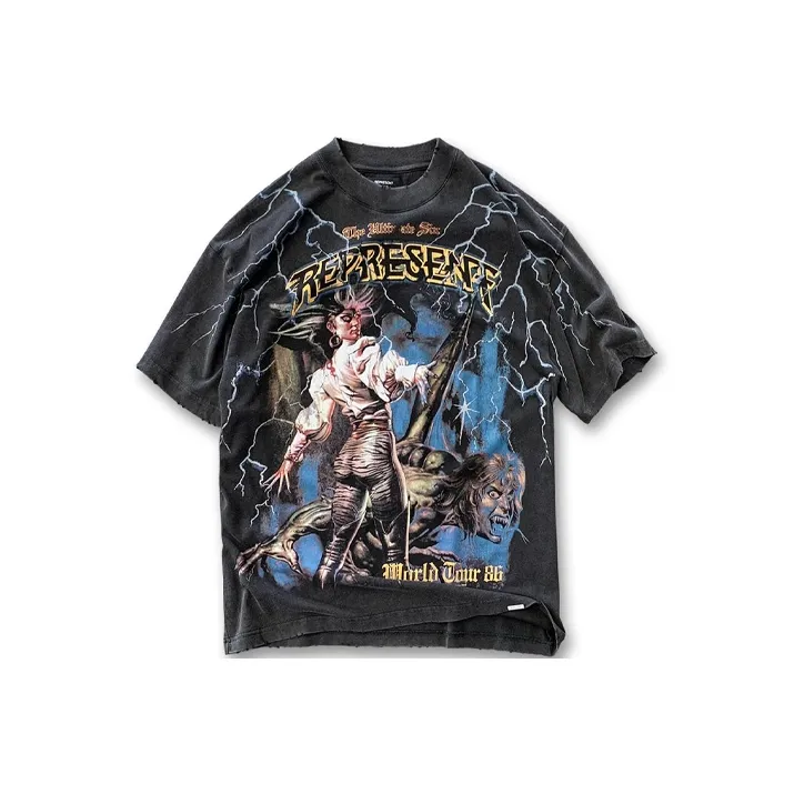 REPRESENT T-Shirts Men Vintage Gray-0