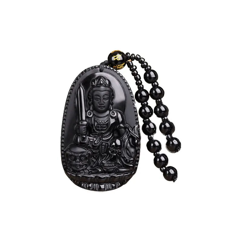 GUDUD Obsidian Necklaces Unisex-6