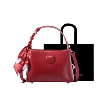 HACIN PU Crossbody Bags Handbags Women's Red