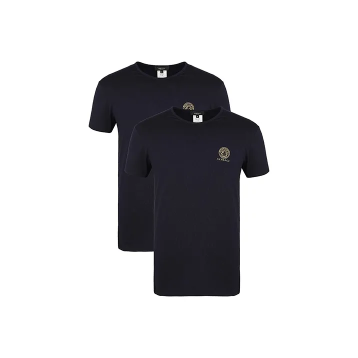 FANSIZHE VERSACE T-Shirt Men's 2 Pack Dark Blue-0