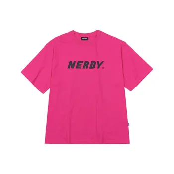 NERDY T Shirt Unisex Peach Pink