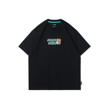LiNing x LINE FRIENDS Sports Fashion Collection T Shirt Unisex Black