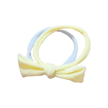 QIANFANGDAHUANGYE Cotton Linen Blend Hair Tie Women's