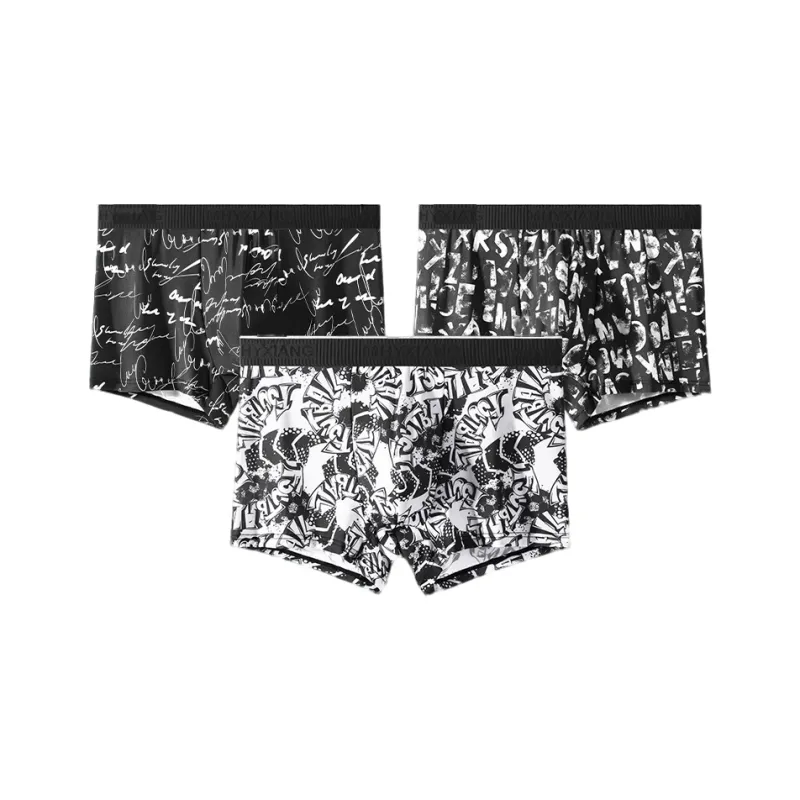 H YXIANG Underpants Men's 3 Pack-4