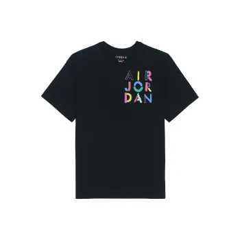 Jordan Set in Sleeve T Shirt Men's Black