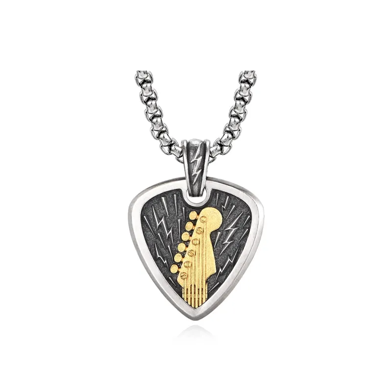 IDEAGEMER S925 Silver Necklaces Men's-6