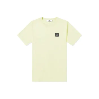 STONE ISLAND T Shirts Men Yellow
