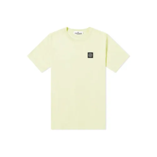 STONE ISLAND T Shirts Men Yellow