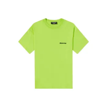 Balenciaga Bb Text Logo Print Oversized T shirt