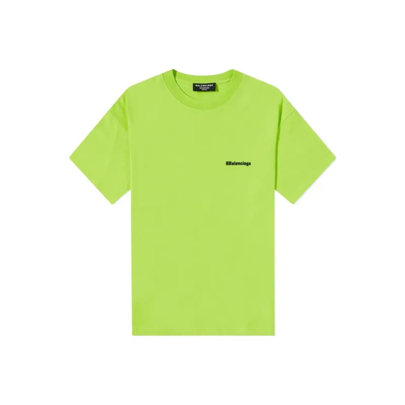 Balenciaga Bb Text Logo Print Oversized T shirt-0