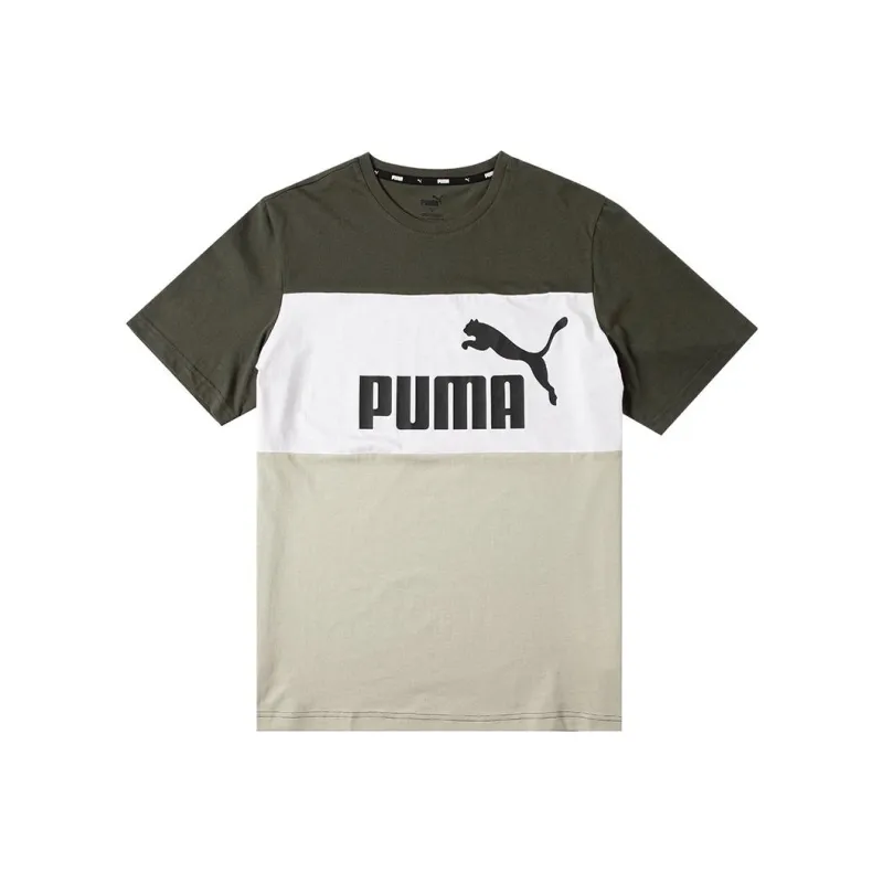 PUMA T-Shirts Men Army Green-0