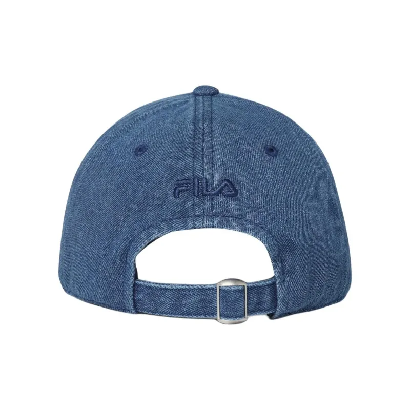 FILA 100% Cotton Baseball Caps Unisex Dark Blue-2
