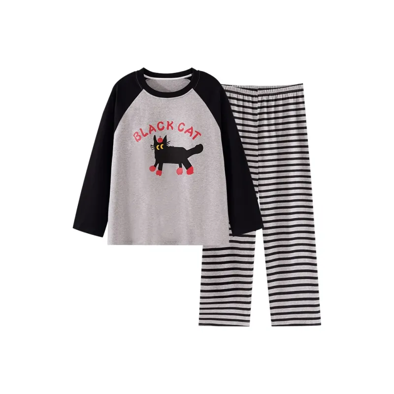 O'MESIK Pajama Set Women's Gray-0