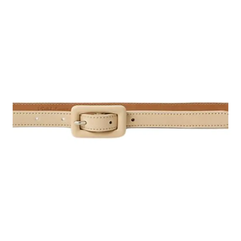 Polo Ralph Lauren Calfskin Leather Belts Women's Brown Width 1.5cm-1