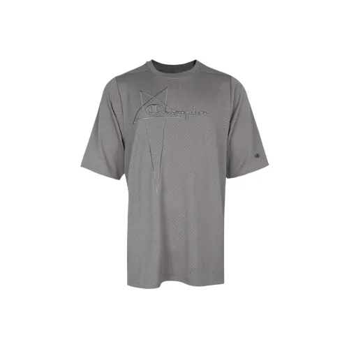 Champion X RICK OWENS T-Shirts Men Gray