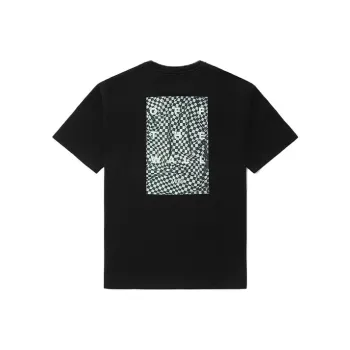 Vans Drop Shoulder Sleeve T Shirt Unisex Black