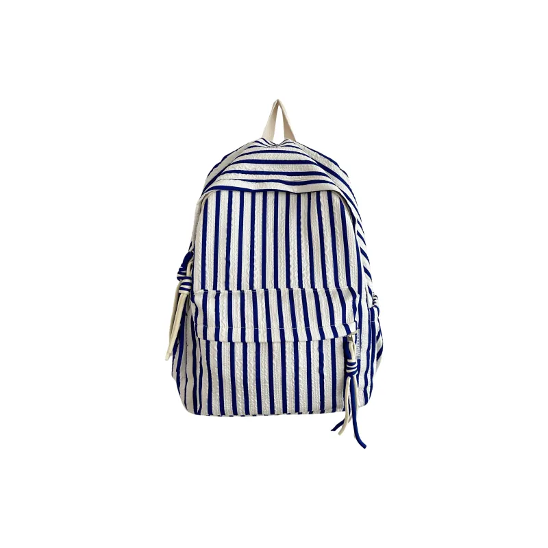GOBLIN SHARKS 1759 Nylon Backpack Unisex White/Pink/Blue-14