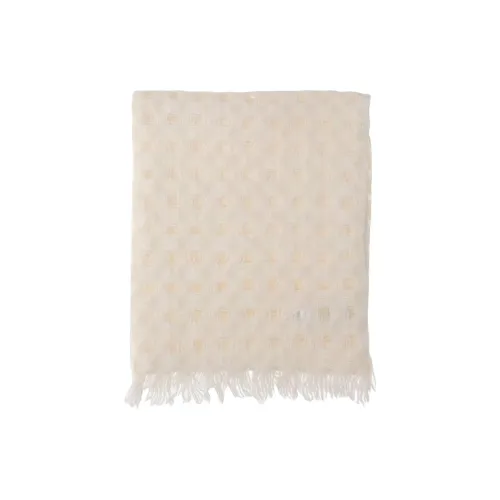 AOC Alpaca Wool Polyamide Knit Scarves Women's Light Beige