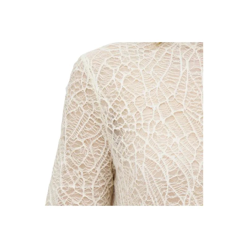 Alexander McQueen Silk Lace Top-5