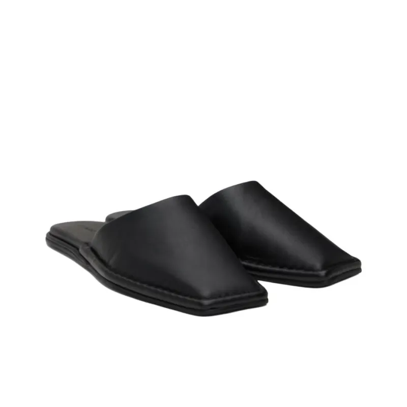 ST. AGNI Wrap toe Slippers Women's Black-2