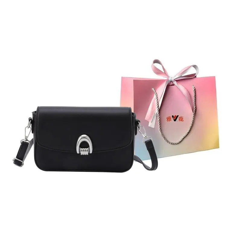 Yalu PU Crossbody Bag Shoulder Bag Regular Women's Black/White/Pink/Brown/Khaki-6