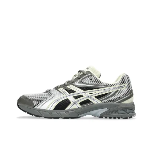 Asics Anti Slip Wear Resistant Low Top Casual Running Shoes Unisex Ash Gray