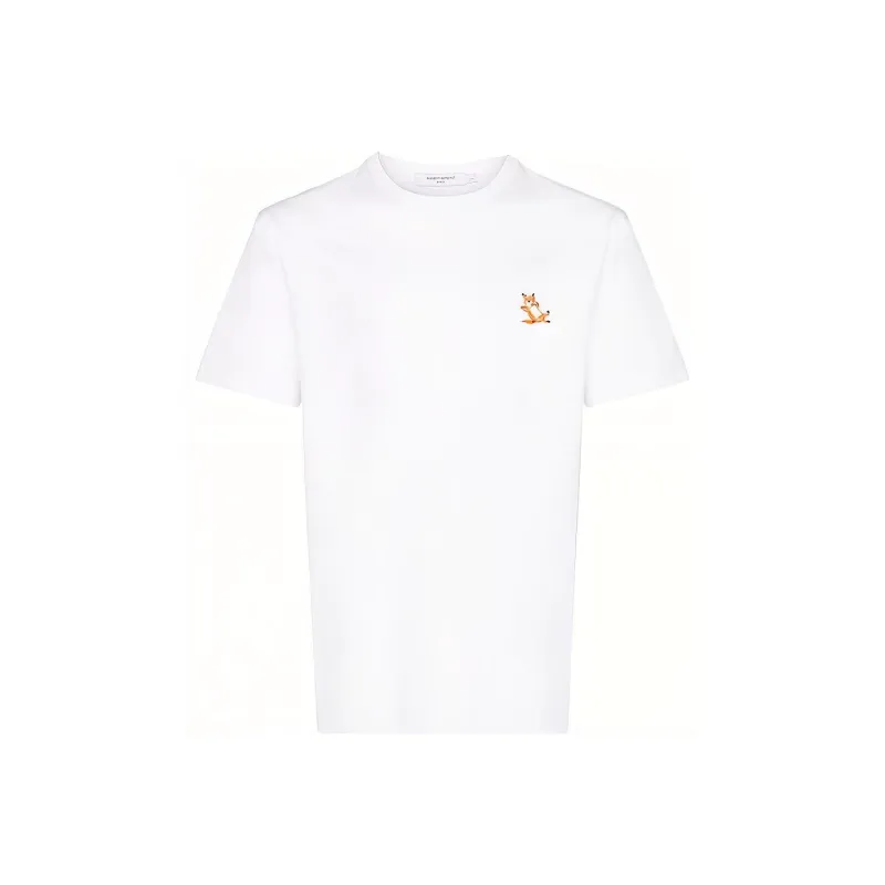 Maison Kitsune Chillax Fox Logo detail T shirt-0