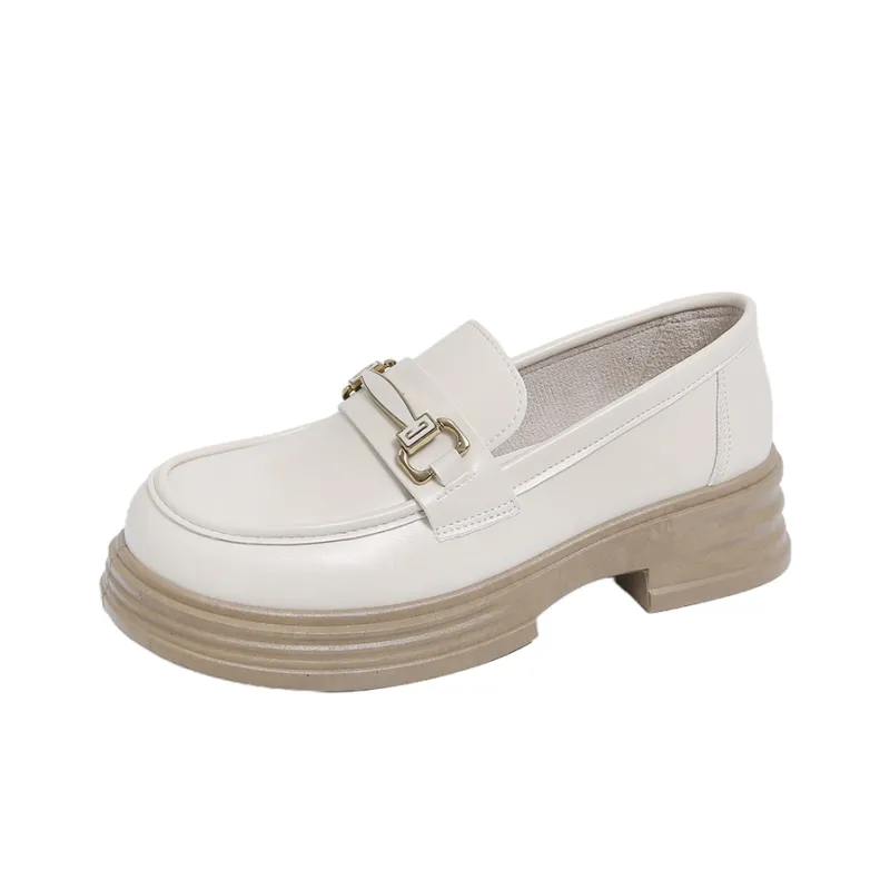 Tonlion Loafers Women's Black/Bright Black/Beige-7