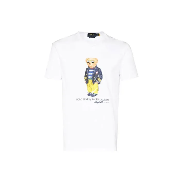 Polo Ralph Lauren T Shirts Men White-0