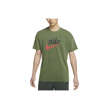 Nike Drop Shoulder Sleeve T Shirt Men's Green