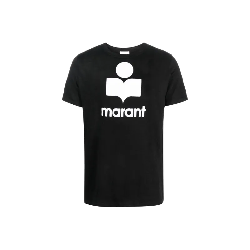 ISABEL MARANT Logo Printed Crewneck T Shirt-0