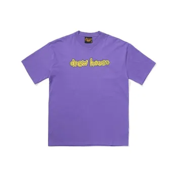 Drew House Letter Logo Series SS22 T Shirt Unisex Violet
