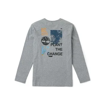 Timberland T Shirts Men Medium Heather Gray