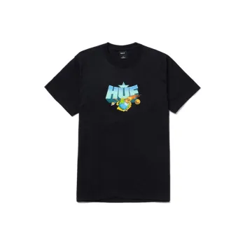 HUF T-Shirts Unisex Black