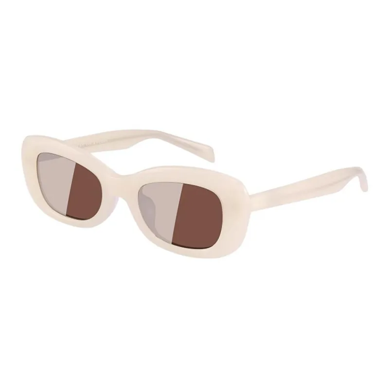 PULAIS Plate Frame Irregular Shape Sunglasses Women's Multicolor-3