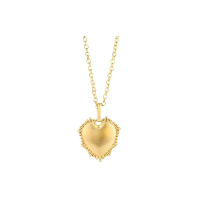 Radiant Stainless Steel Metal Necklaces Women's Gold-0