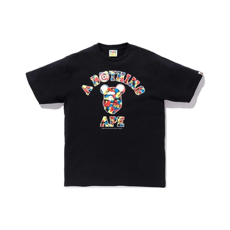Bape X Medicom Toy Camo College Tee-0