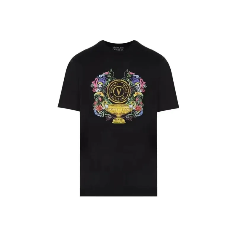 VERSACE JEANS COUTURE T Shirts Men Black-0